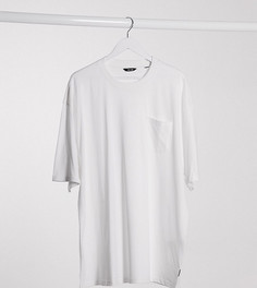 Белая oversized-футболка Only & Sons Plus-Белый