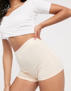 Персиковые короткие шорты от комплекта Missguided-Розовый
