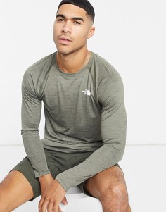 Зеленый жаккардовый лонгслив The North Face Active Trail
