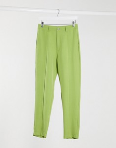 Узкие брюки от комплекта в винтажном стиле Daisy Street-Зеленый