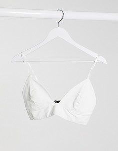 Белый бюстгальтер из органического хлопка OW Intimates