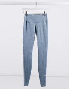 Голубые леггинсы Nike Training one-Синий