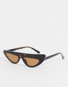 Коричневые солнцезащитные очки Jeepers peepers-Коричневый