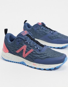 Серо-розовые кроссовки New Balance Running Nitrel v3 Trail-Серый