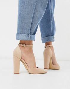 Туфли-лодочки на блочном каблуке ALDO-Бежевый
