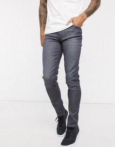 Серые строгие джинсы скинни ASOS DESIGN-Серый