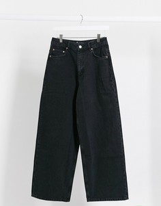 Черные свободные джинсы в винтажном стиле ASOS DESIGN Petite ELVIS-Черный
