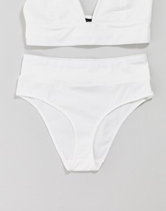 Белые трусы из органического хлопка OW Intimates-Белый