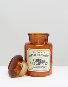 Свеча с ароматом вербены и эвкалипта Paddywax Apothecary-Коричневый