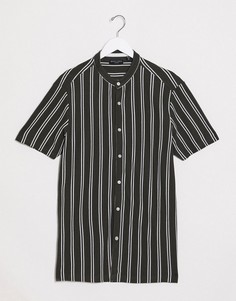 Рубашка в полоску с короткими рукавами Brave Soul-Мульти