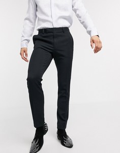 Черные брюки скинни ASOS DESIGN-Черный