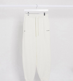 Кремовые oversized-джоггеры с надписью COLLUSION Unisex-Кремовый