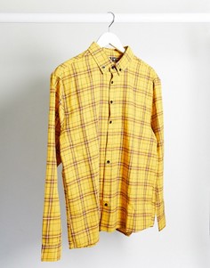Рубашка горчичного цвета в клетку Good For Nothing-Желтый