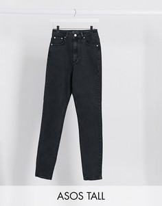 Узкие черные джинсы в винтажном стиле ASOS DESIGN Hourglass Tall Farleigh-Черный