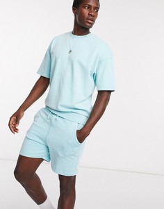 Мятный свитшот от комплекта с короткими рукавами Jack & Jones Originals-Зеленый