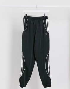 Черные джоггеры на манжетах с отделкой adidas Originals Fatken-Черный
