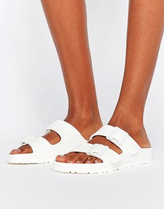 Белые сандалии Birkenstock Arizona-Белый