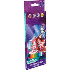 Набор цветных карандашей Enchantimals, 12 цветов Seventeen