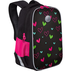 Рюкзак школьный Grizzly Сердечки