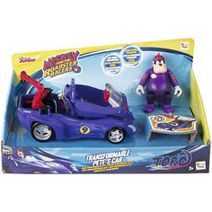 Disney Игровой набор "Микки и весёлые гонки: Автомобиль 2 в 1" (15 см, фиг. 8 см, в ассорт.) IMC Toys