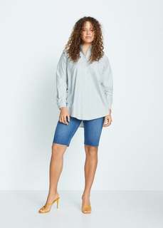 Полосатая рубашка с принтом - Group Mango