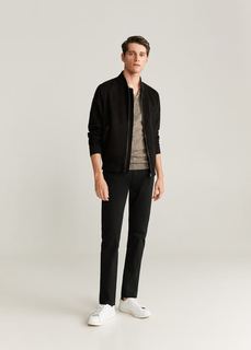 Брюки в стиле джинсов slim fit из саржи - Pisa7 Mango