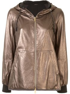 Brunello Cucinelli куртка на молнии с капюшоном