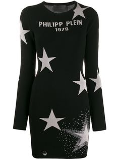 Philipp Plein платье-джемпер с логотипом