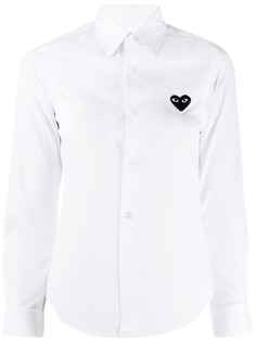 Comme Des Garçons Play рубашка с длинными рукавами и логотипом