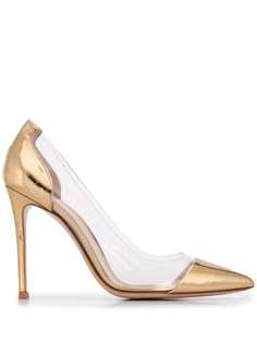 Gianvito Rossi туфли Plexi 100 с заостренным носком