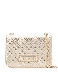Love Moschino большая стеганая сумка на плечо