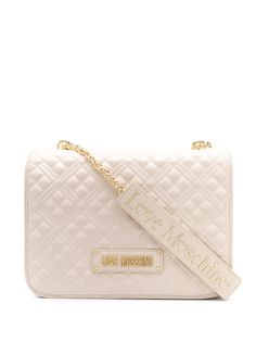 Love Moschino большая стеганая сумка на плечо