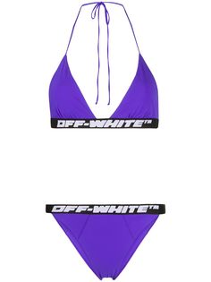 Off-White бикини с логотипом