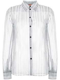 Missoni sheer glitter striped shirt