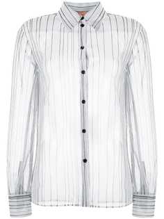 Missoni sheer glitter striped shirt