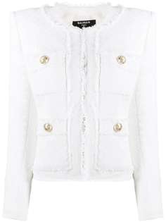 Balmain твидовый жакет