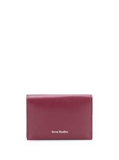 Acne Studios картхолдер в два сложения с логотипом
