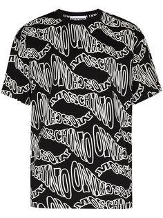 Moschino футболка с графичным логотипом