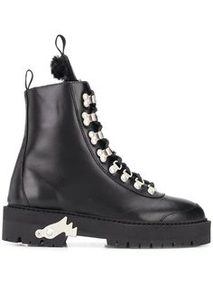 Off-White ботинки хайкеры на шнуровке