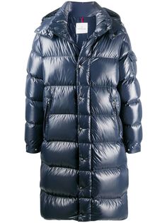 Moncler пуховик с капюшоном