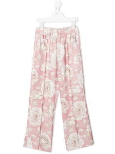 Monnalisa брюки с цветочным принтом