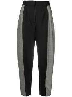 Alexander McQueen брюки с контрастными вставками