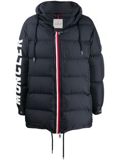 Moncler пуховик с логотипом