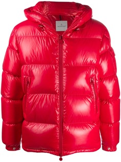 Moncler пуховик с капюшоном