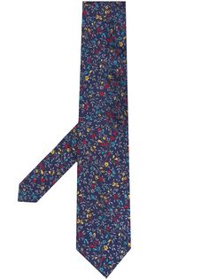 Etro галстук с цветочным узором