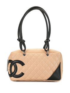 Chanel Pre-Owned стеганая сумка на плечо Cambon 2005-го года с логотипом CC