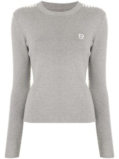 BAPY BY *A BATHING APE® свитер с длинными рукавами и вышитым логотипом
