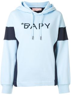 BAPY BY *A BATHING APE® худи с контрастными вставками и логотипом