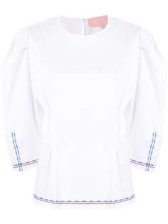 BAPY BY *A BATHING APE® блузка с вышивкой