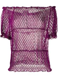 Missoni трикотажный топ с открытыми плечами